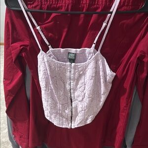 Wild Fable Lace Camisole - Light Pink